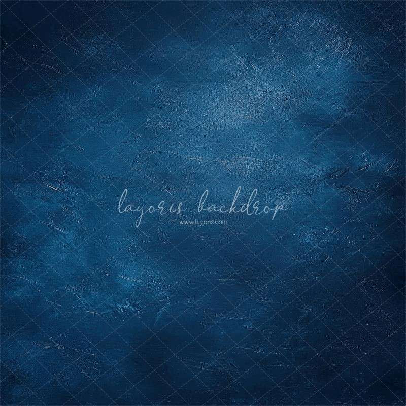 Classic Blue Abstract Portrait Photo Backdrop - Layoris