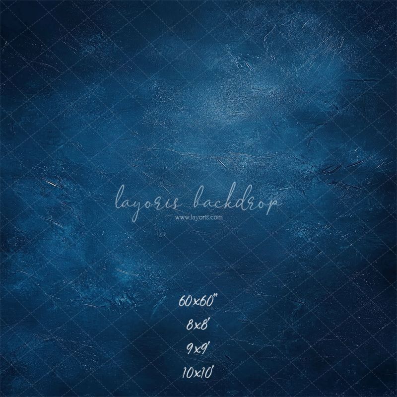 Classic Blue Abstract Portrait Photo Backdrop - Layoris