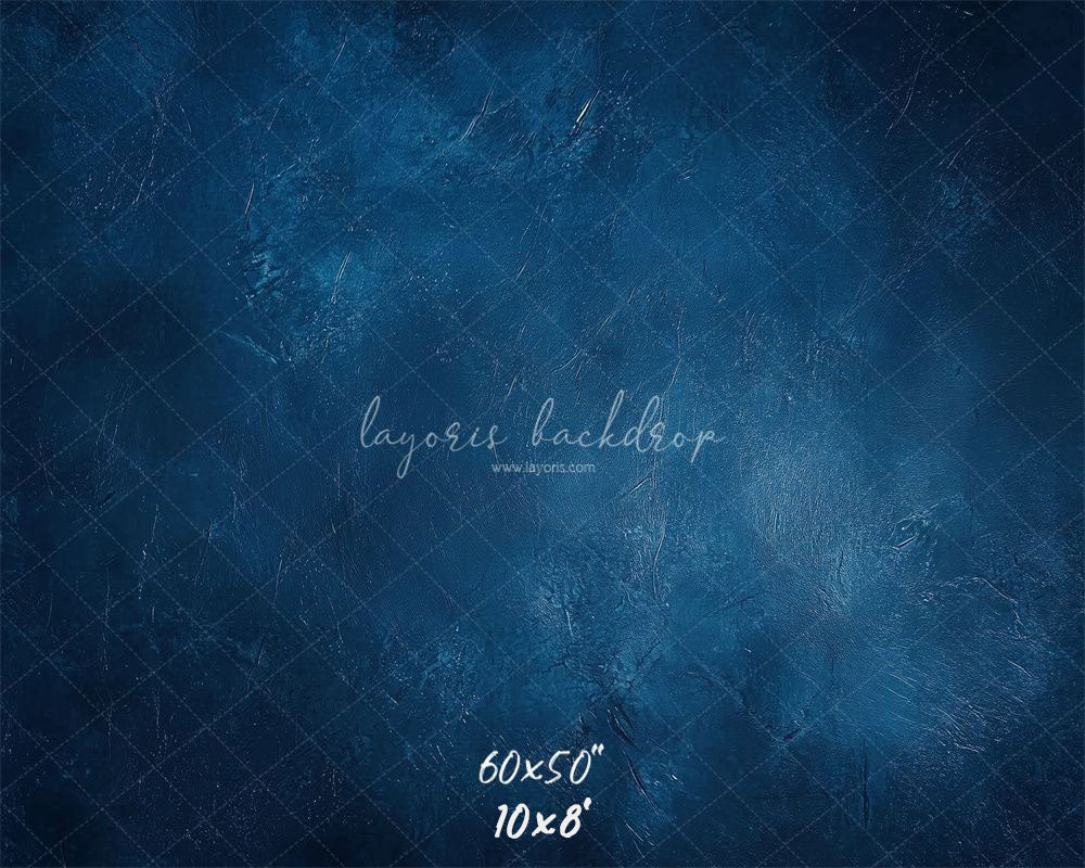 Classic Blue Abstract Portrait Photo Backdrop - Layoris