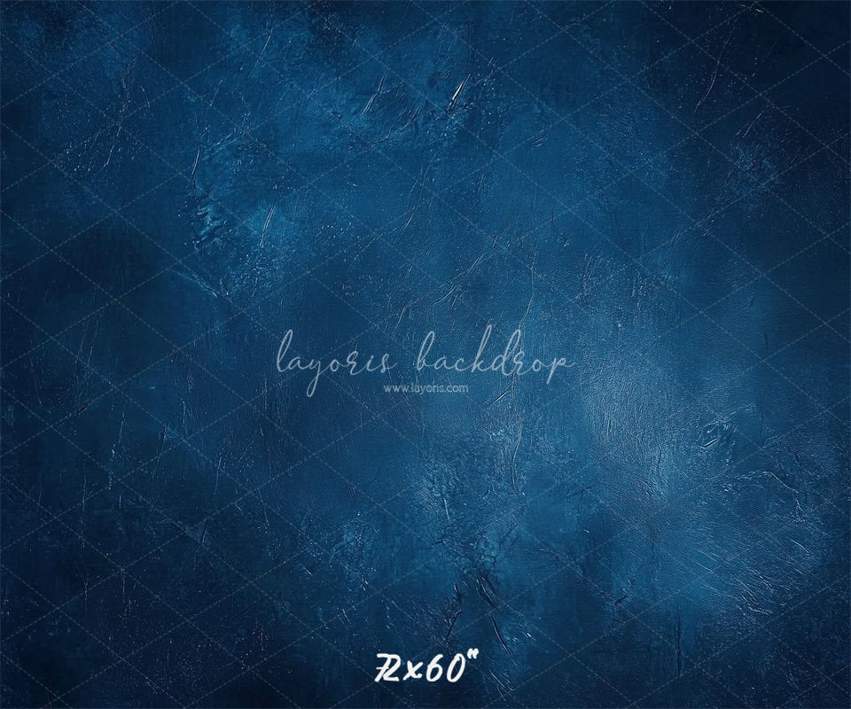 Classic Blue Abstract Portrait Photo Backdrop - Layoris