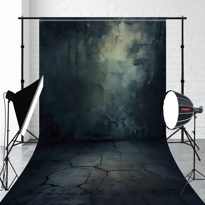 Retro Dark Wall Portrait Sweep Backdrop - Layoris