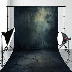 Retro Dark Wall Portrait Sweep Backdrop - Layoris