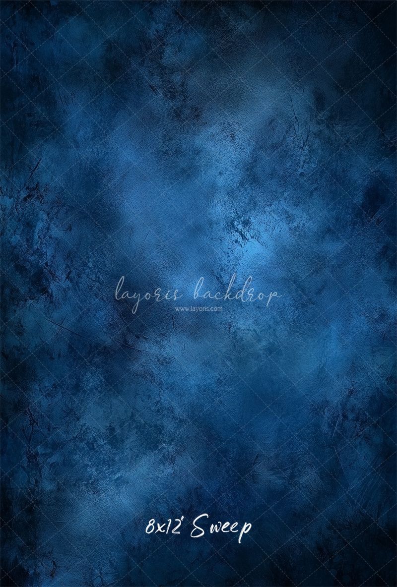 Misty Blue Old Master Photography Backdrop - Layoris
