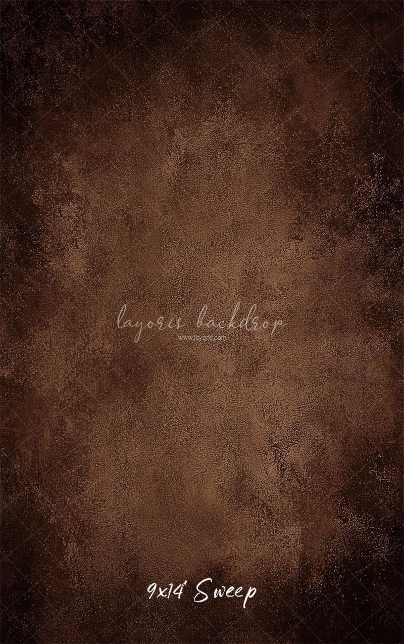 Brown Concrete Old Master Portrait Photo Backdrop - Layoris