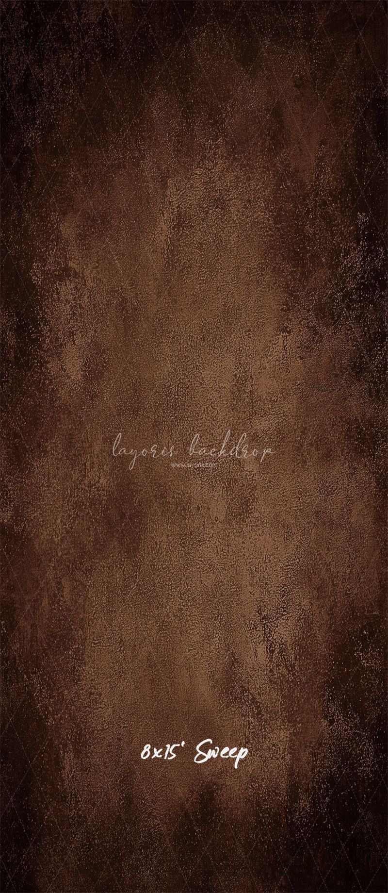 Brown Concrete Old Master Portrait Photo Backdrop - Layoris