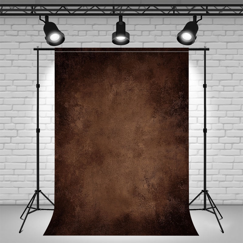 Brown Concrete Old Master Portrait Photo Backdrop - Layoris