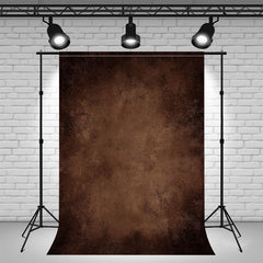 Brown Concrete Old Master Portrait Photo Backdrop - Layoris
