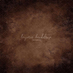 Brown Concrete Old Master Portrait Photo Backdrop - Layoris