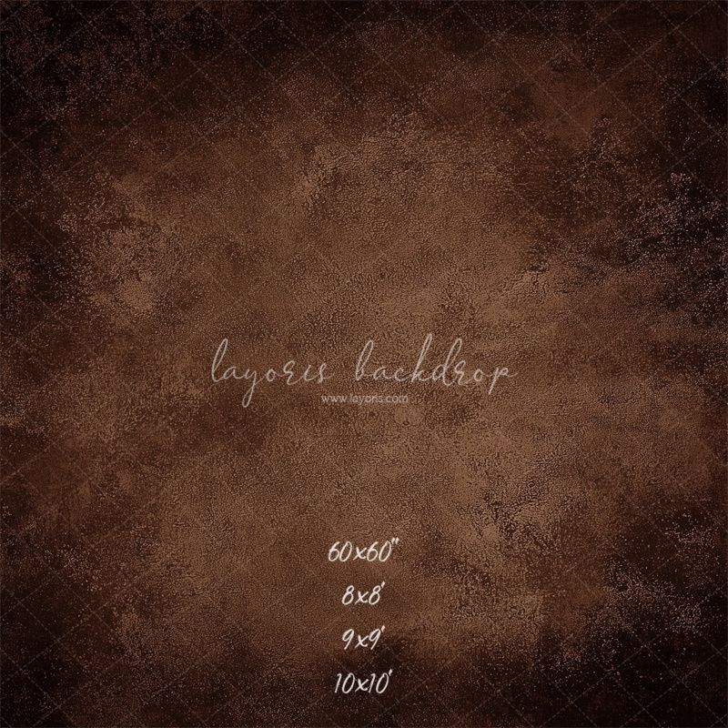 Brown Concrete Old Master Portrait Photo Backdrop - Layoris