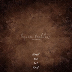 Brown Concrete Old Master Portrait Photo Backdrop - Layoris