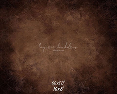 Brown Concrete Old Master Portrait Photo Backdrop - Layoris