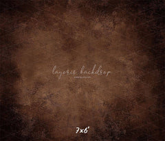 Brown Concrete Old Master Portrait Photo Backdrop - Layoris