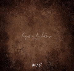 Brown Concrete Old Master Portrait Photo Backdrop - Layoris