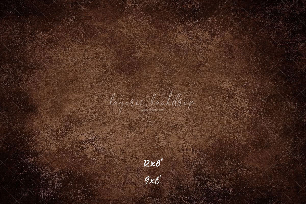 Brown Concrete Old Master Portrait Photo Backdrop - Layoris