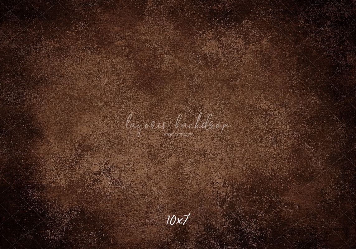 Brown Concrete Old Master Portrait Photo Backdrop - Layoris