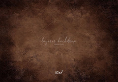 Brown Concrete Old Master Portrait Photo Backdrop - Layoris