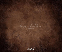 Brown Concrete Old Master Portrait Photo Backdrop - Layoris