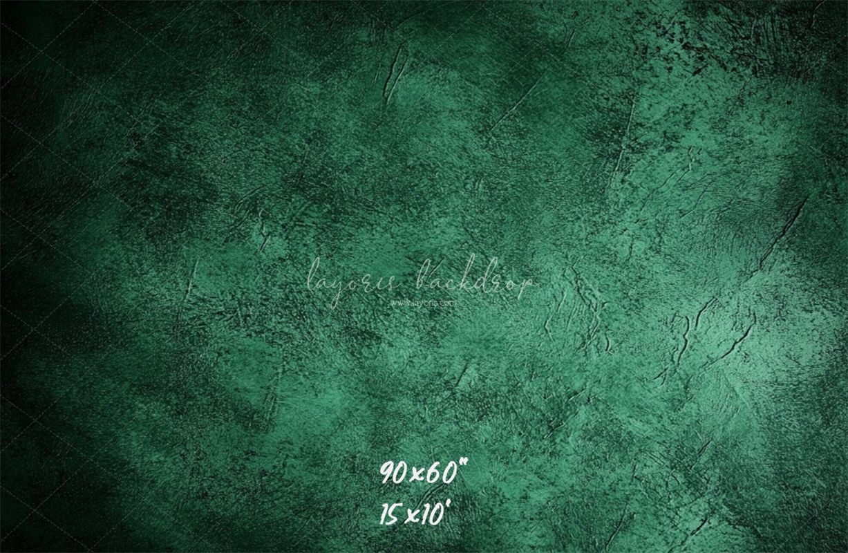 Green Black Interwoven Old Master Backdrop - Layoris