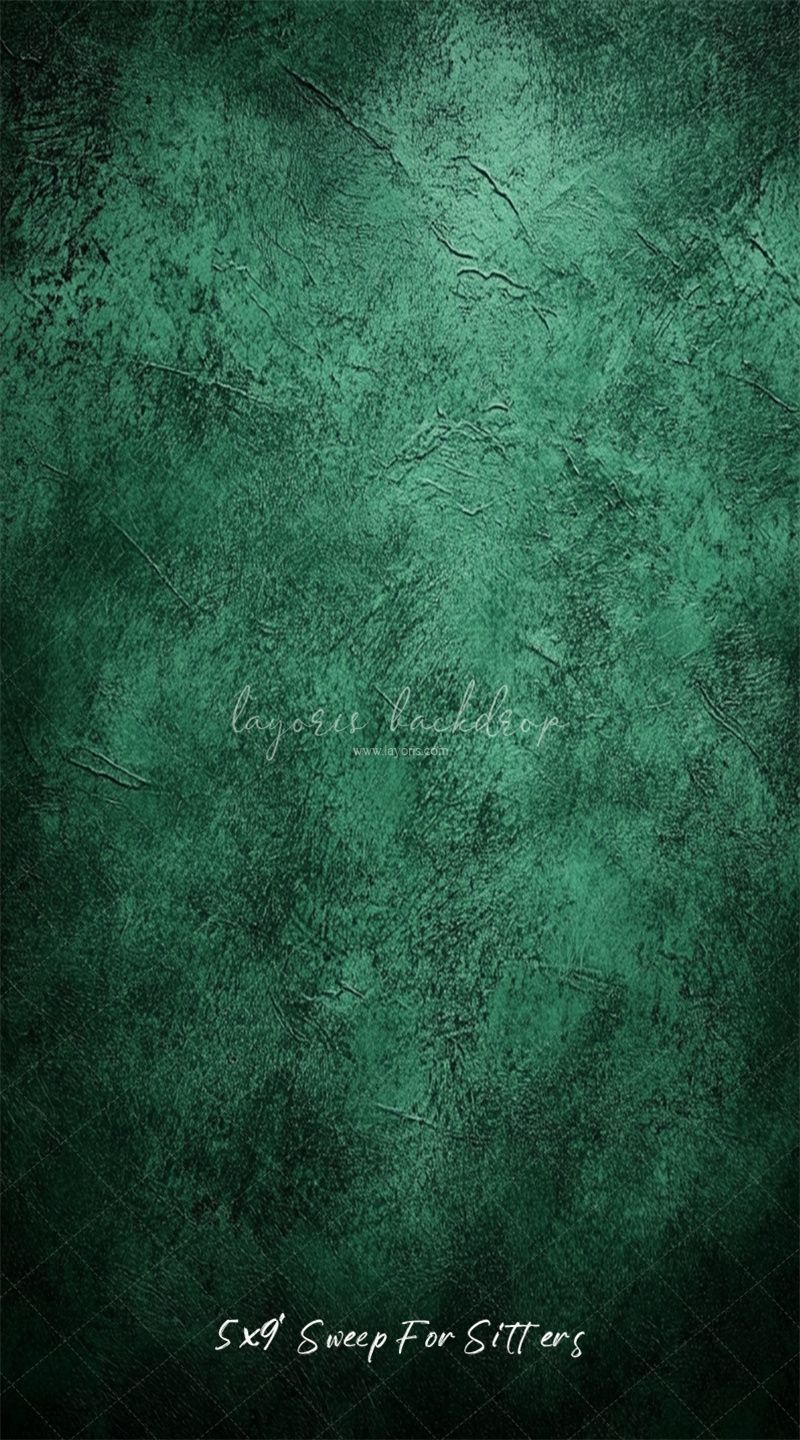 Green Black Interwoven Old Master Backdrop - Layoris