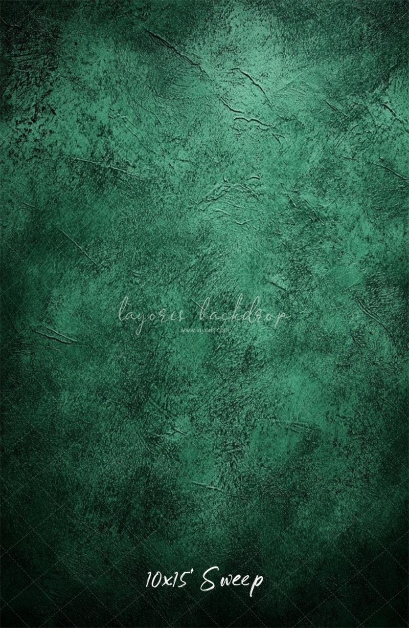 Green Black Interwoven Old Master Backdrop - Layoris