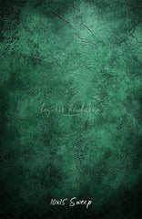 Green Black Interwoven Old Master Backdrop - Layoris