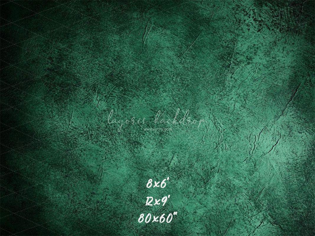 Green Black Interwoven Old Master Backdrop - Layoris
