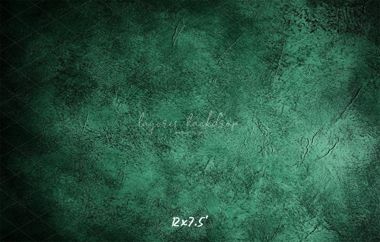 Green Black Interwoven Old Master Backdrop - Layoris