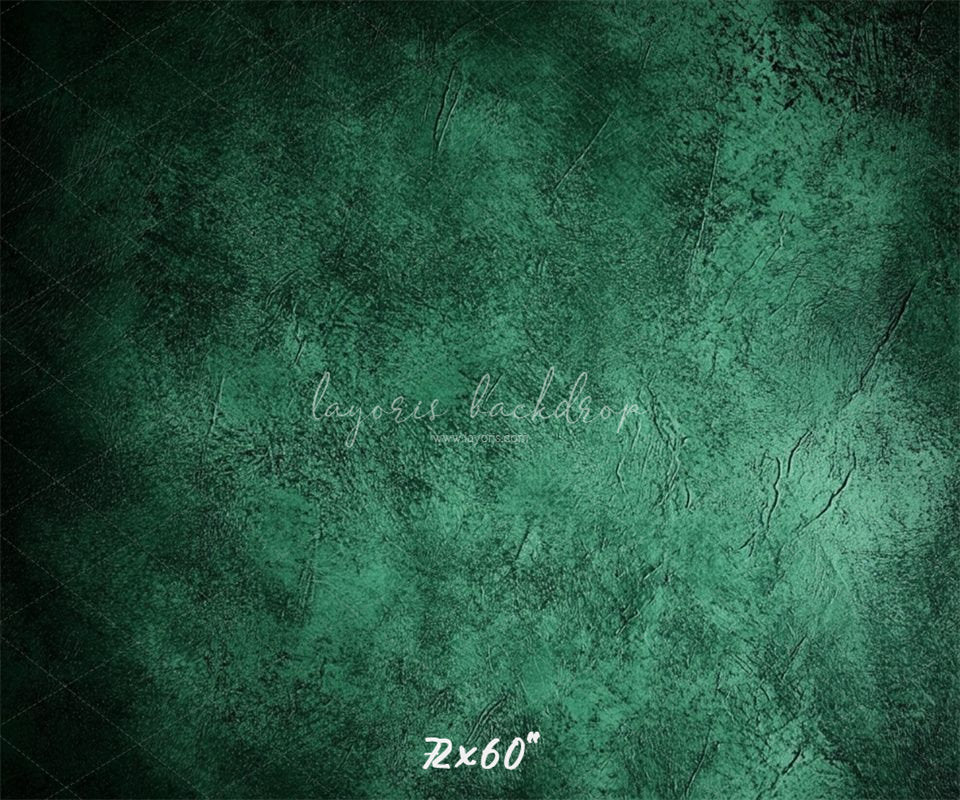 Green Black Interwoven Old Master Backdrop - Layoris