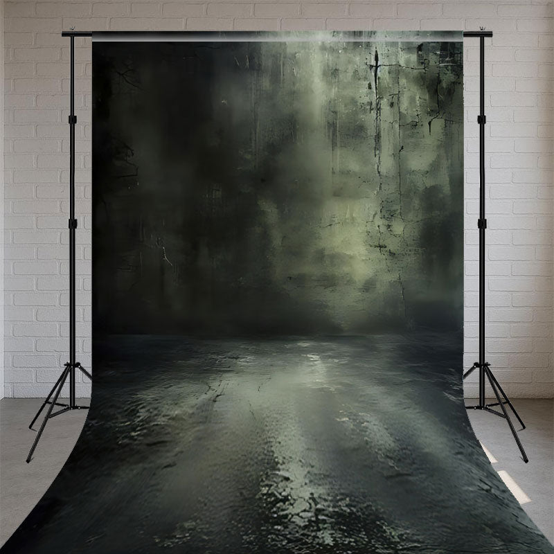 Retro Dark Grey Gradient Portrait Sweep Backdrop - Layoris