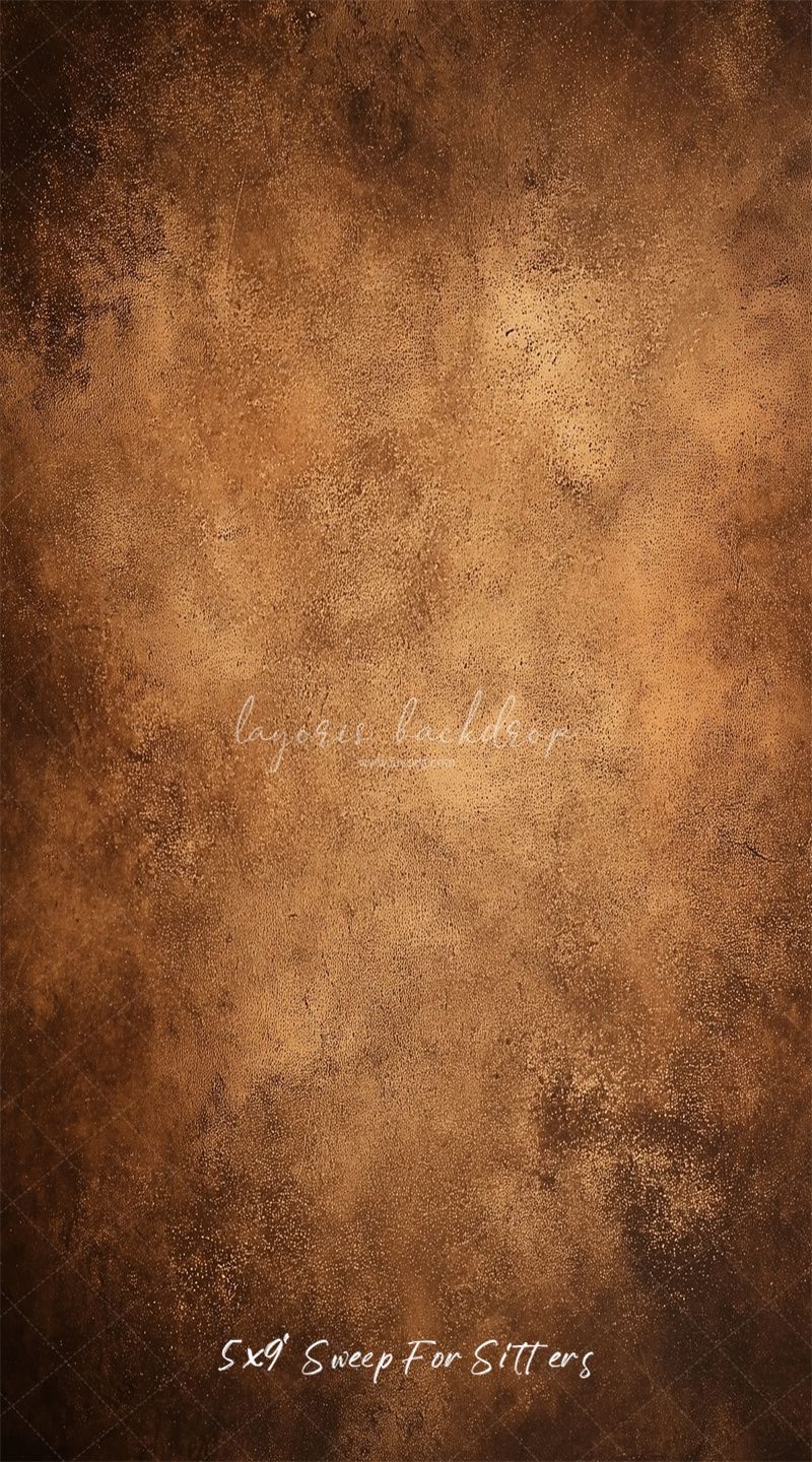 Brown Abstract Concrete Portrait Photo Backdrop - Layoris