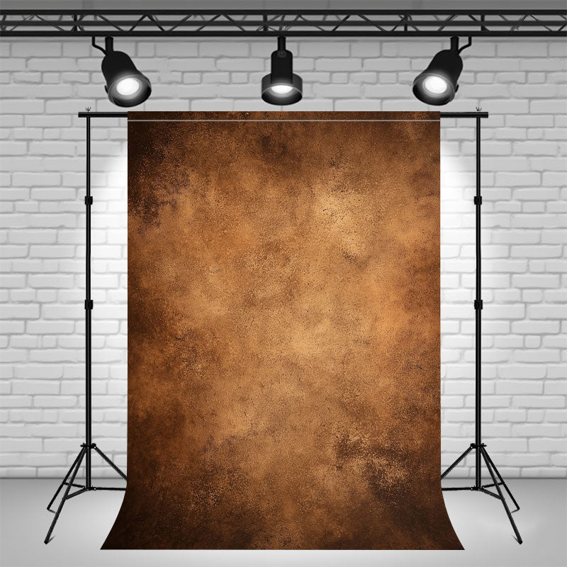 Brown Abstract Concrete Portrait Photo Backdrop - Layoris