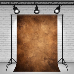 Brown Abstract Concrete Portrait Photo Backdrop - Layoris