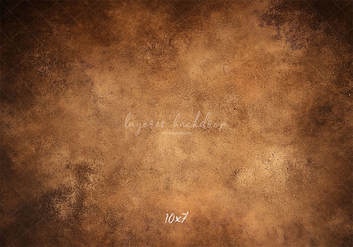Brown Abstract Concrete Portrait Photo Backdrop - Layoris