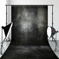 Black Old Master Professional Portrait Sweep Backdrop - Layoris