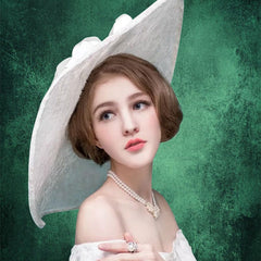 Black Surrounded By Green Old Master Backdrop - Layoris