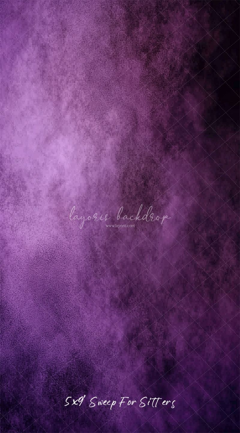 Misty Purple Old Master Portrait Backdrop - Layoris