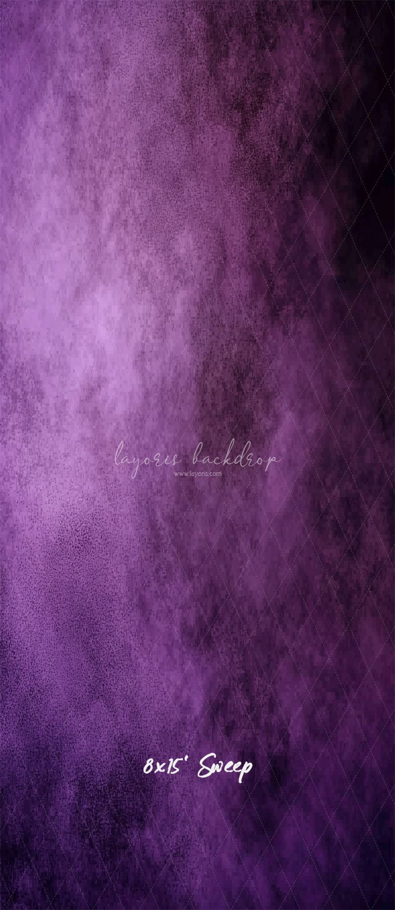 Misty Purple Old Master Portrait Backdrop - Layoris