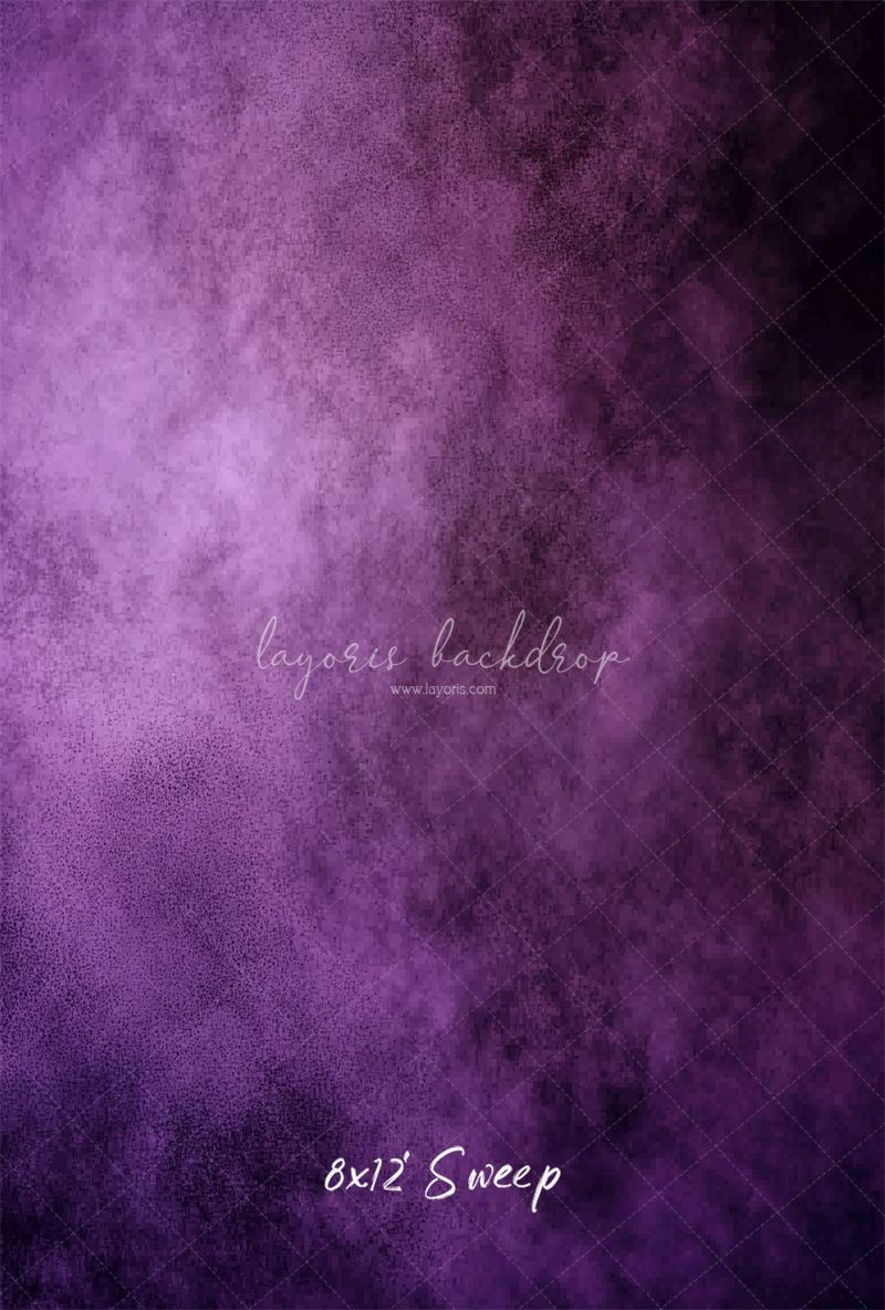 Misty Purple Old Master Portrait Backdrop - Layoris