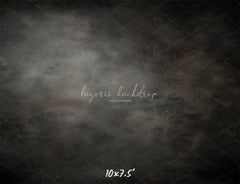 Dark Grey Misty Old Master Portrait Backdrop - Layoris