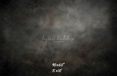 Dark Grey Misty Old Master Portrait Backdrop - Layoris