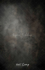 Dark Grey Misty Old Master Portrait Backdrop - Layoris