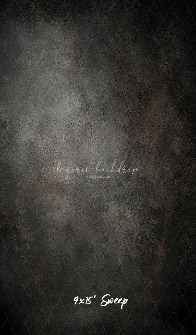 Dark Grey Misty Old Master Portrait Backdrop - Layoris