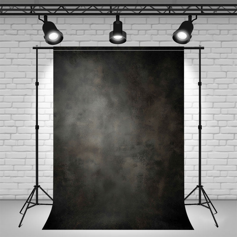 Dark Grey Misty Old Master Portrait Backdrop - Layoris