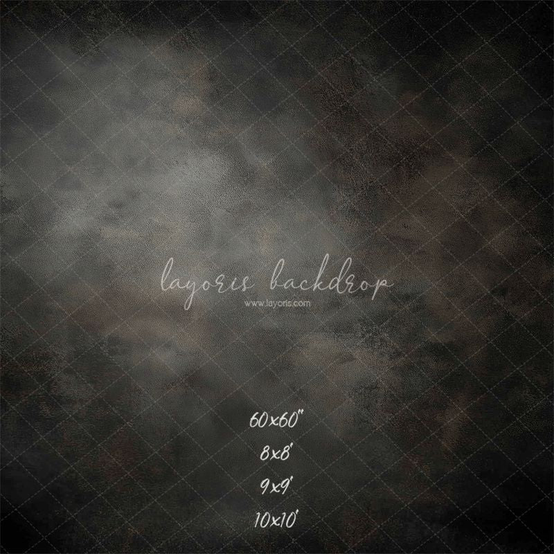 Dark Grey Misty Old Master Portrait Backdrop - Layoris