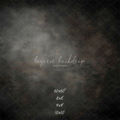 Dark Grey Misty Old Master Portrait Backdrop - Layoris