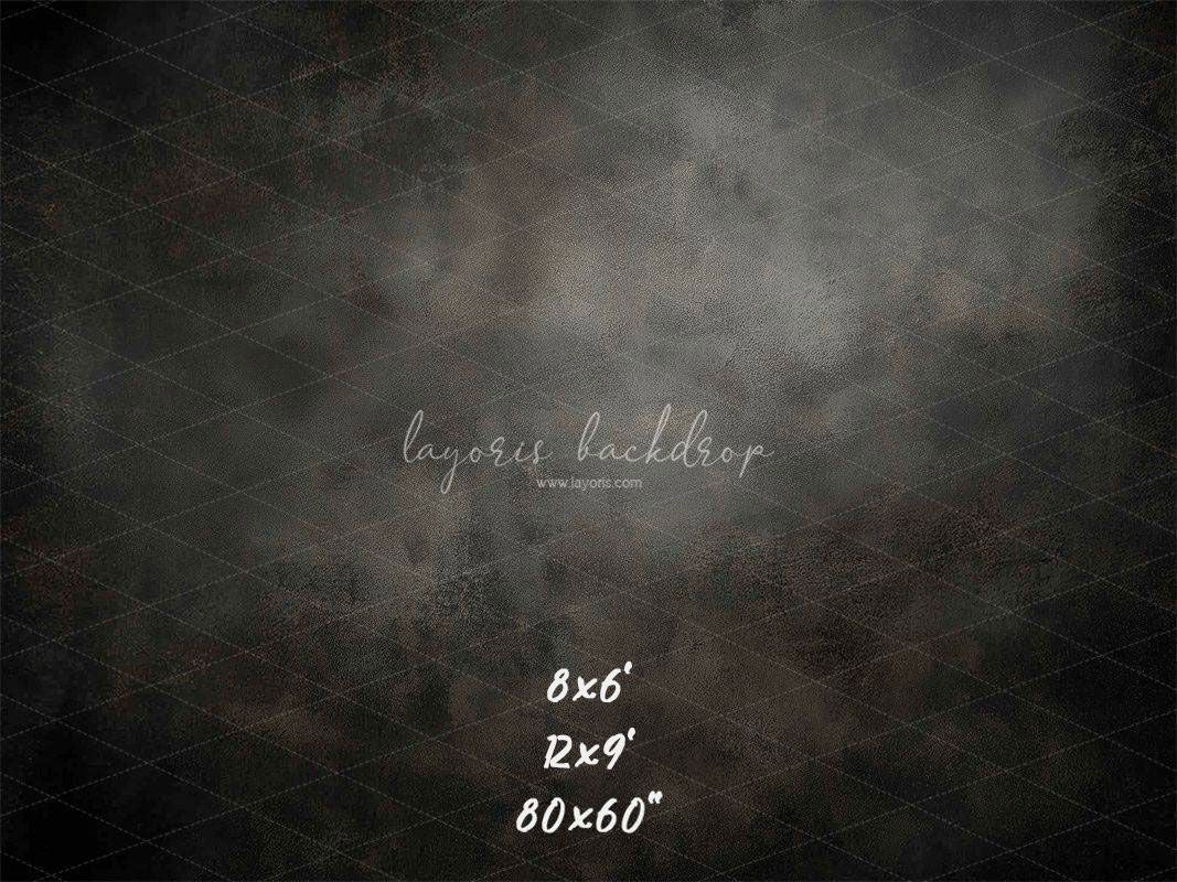Dark Grey Misty Old Master Portrait Backdrop - Layoris