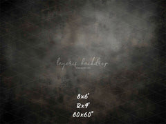 Dark Grey Misty Old Master Portrait Backdrop - Layoris