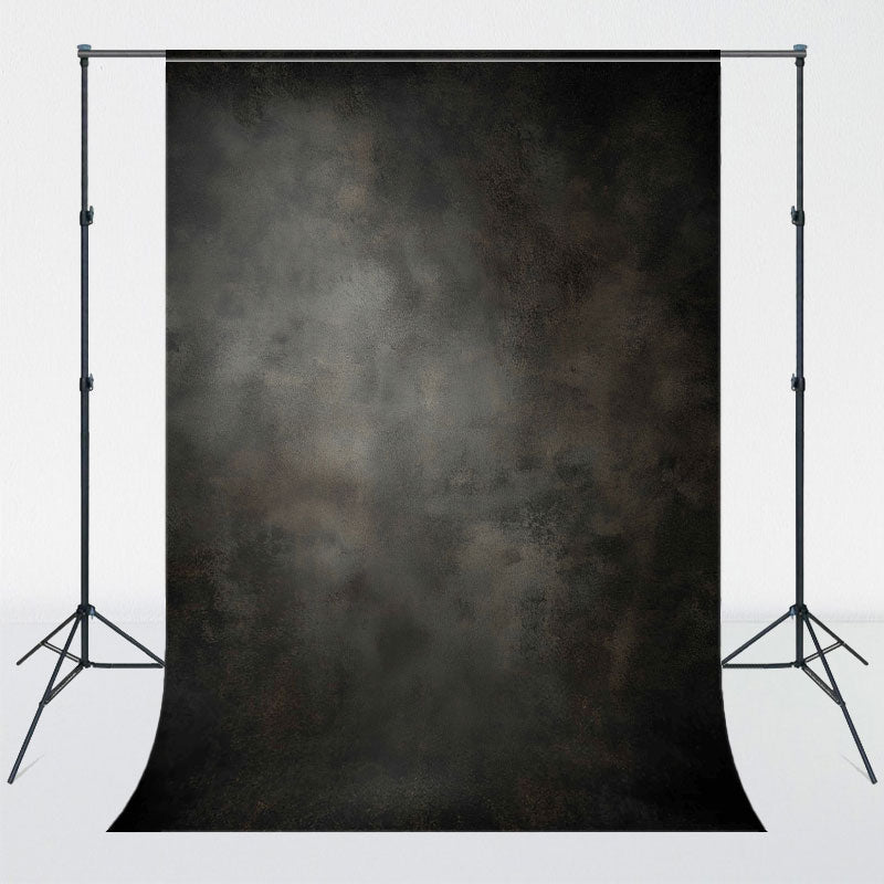 Dark Grey Misty Old Master Portrait Backdrop - Layoris