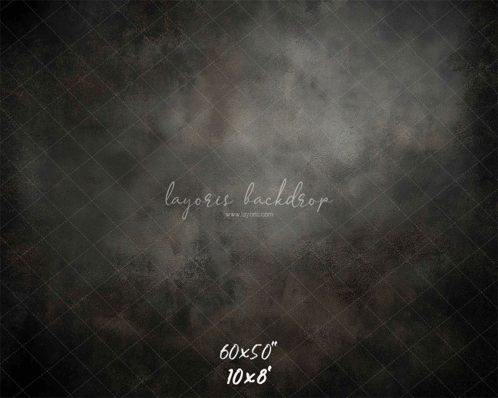 Dark Grey Misty Old Master Portrait Backdrop - Layoris