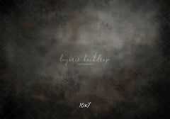 Dark Grey Misty Old Master Portrait Backdrop - Layoris